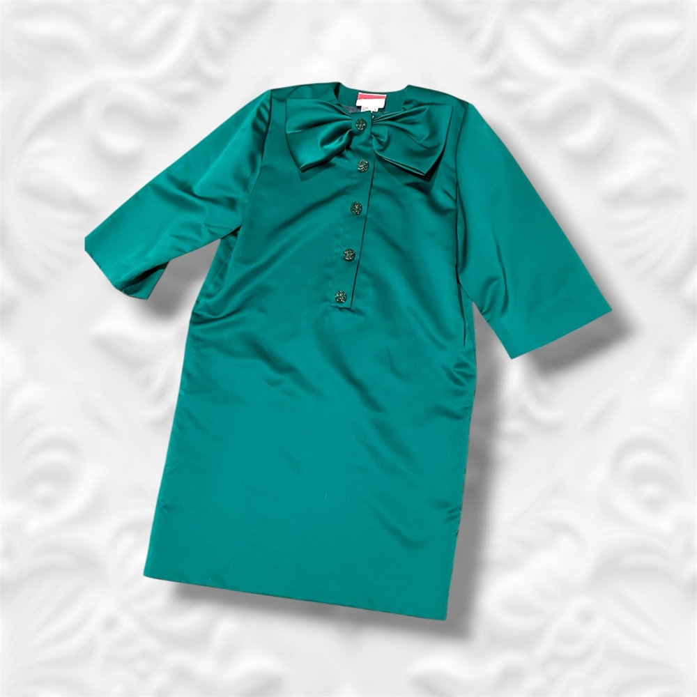 Oscar de la Renta emerald green Dress size 14